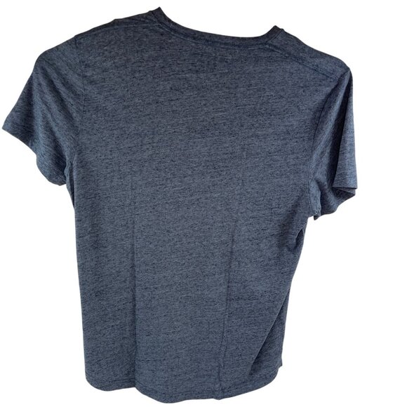 Abercrombie & Fitch Soft A&F Tee XXL Blue Heather Short Sleeve Crewneck Shirt - Picture 2 of 4